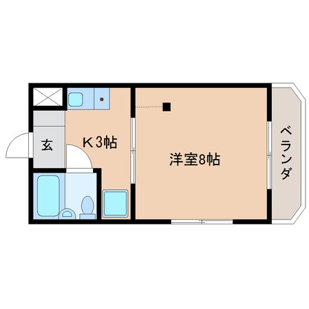 静岡駅 バス19分  新伝馬下車：停歩3分 3階の物件間取画像